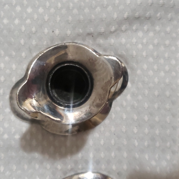 2x Vintage Queen City Silver Co. Silver Plated Candle Holder - Picture 2 of 8